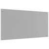 vidaXL Πίσω Πάνελ Κουζίνας 2 pcs Ανοιχτό γκρι 100 x 50 cm