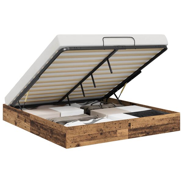 vidaXL &Kappa;&rho;&epsilon;&beta;ά&tau;&iota; &Omicron;&theta;&omega;&mu;&alpha;&nu;&iota;&kappa;&omicron;ύ &Tau;ύ&pi;&omicron;&upsilon; &Pi;&alpha;&lambda;&iota;ό &xi;ύ&lambda;&omicron; 193 x 120 x 25 &epsilon;&kappa;