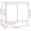 vidaXL Ντουλάπι Μπάνιου Sonoma Δρυς 58 x 33 x 60 εκ. από Επεξεργ. Ξύλο