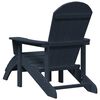 vidaXL Καρέκλα Adirondack Ναυτικό μπλε 74 x 82 x 92 εκ. HDPE
