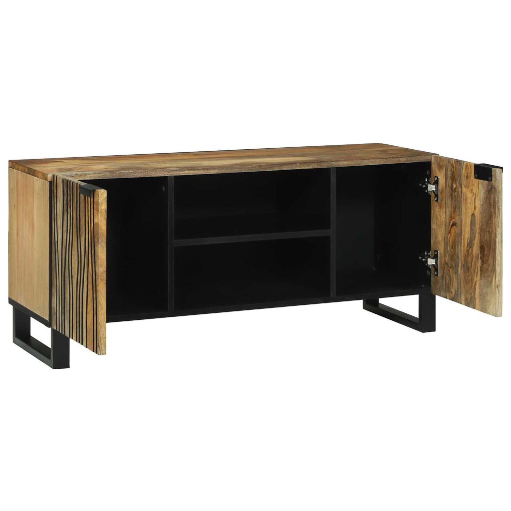 vidaXL Ντουλάπα Τηλεόρασης 105x33.5x46 cm Μασίφ ξύλο μάνγκο