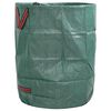 vidaXL Σακούλες Σκουπιδιών Κήπου 4 pcs Πράσινο 66 x 66 x 83.5 εκ
