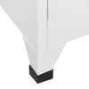vidaXL Φοριαμός Ανοιχτό Γκρι 90 x 40 x 180 εκ. Ατσάλινος