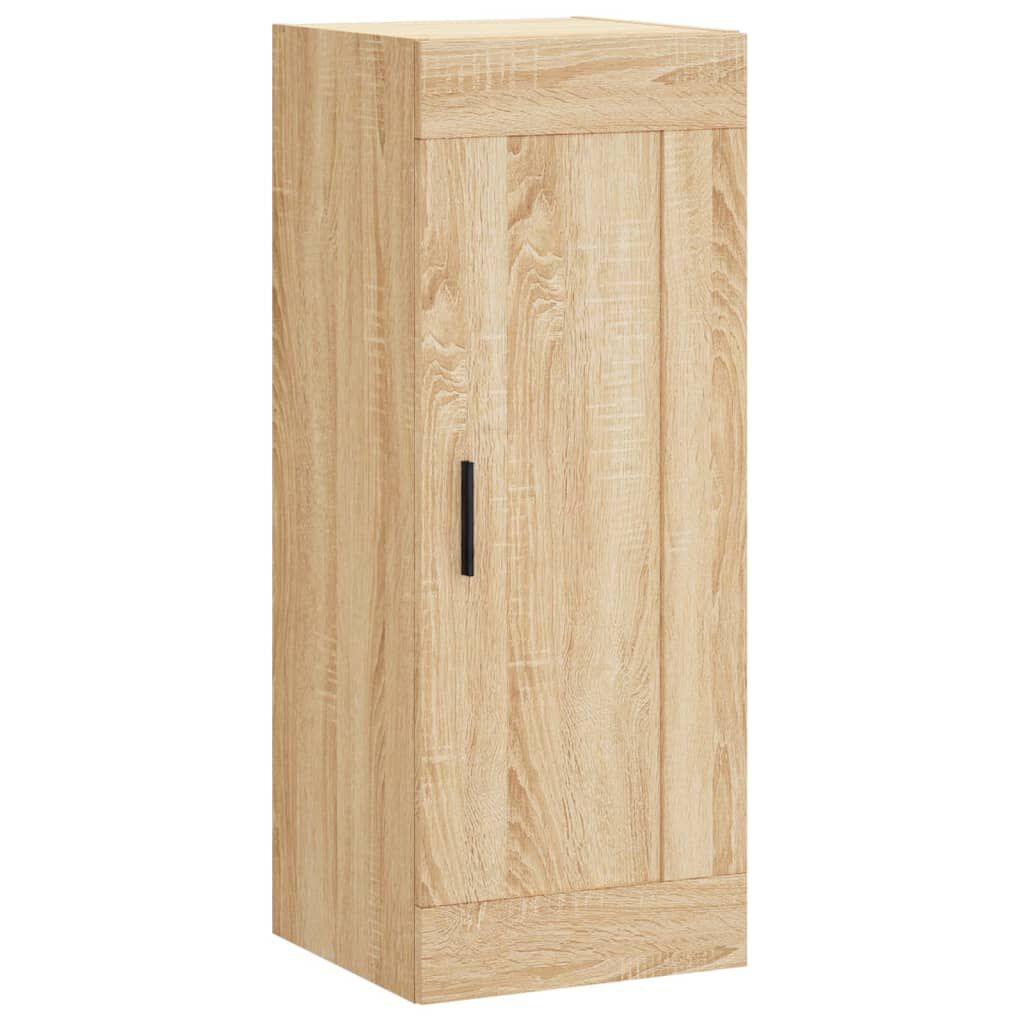 vidaXL Μπουφές Sonoma δρυς 34,5 x 34 x 180 εκ. από Επεξεργασμένο Ξύλο
