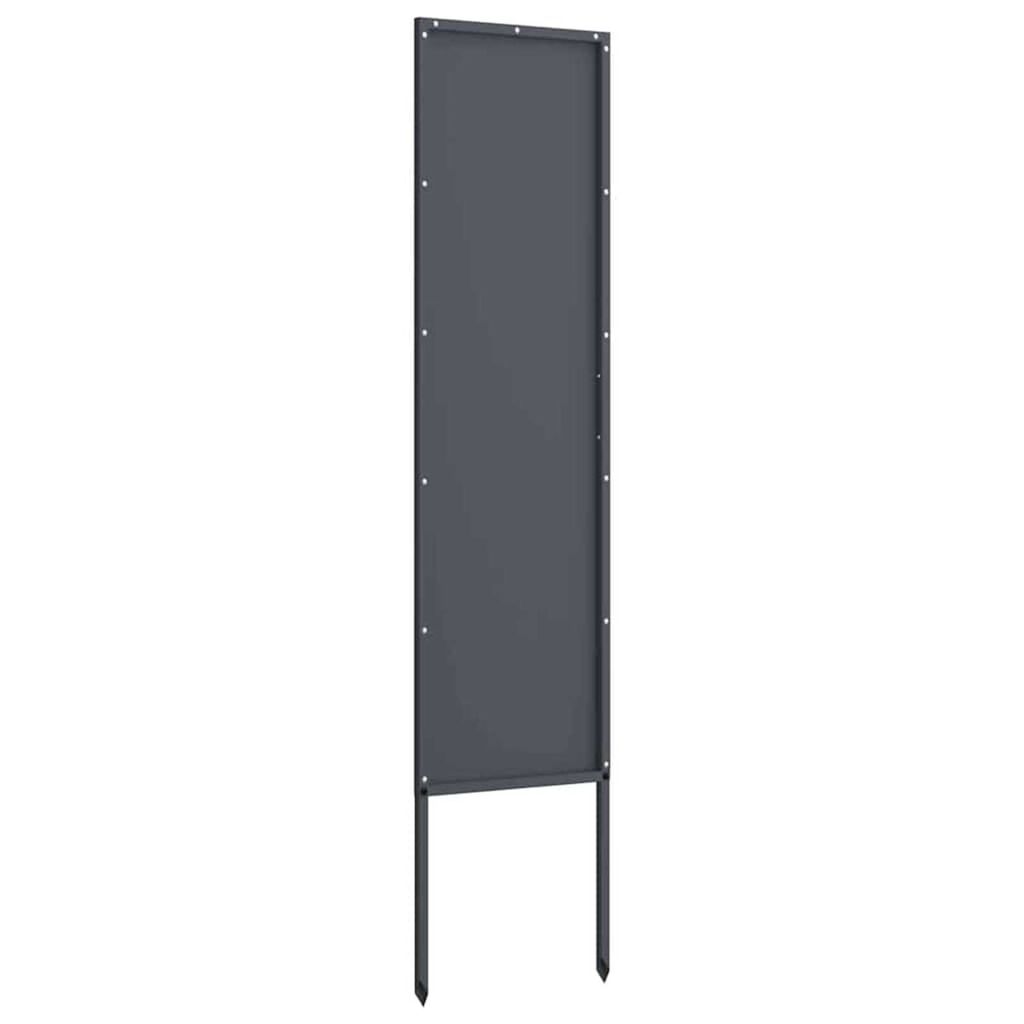 vidaXL Διακοσμητική Πλάκα Κήπου Άλλο Ανθρακί 32 x 140 εκ