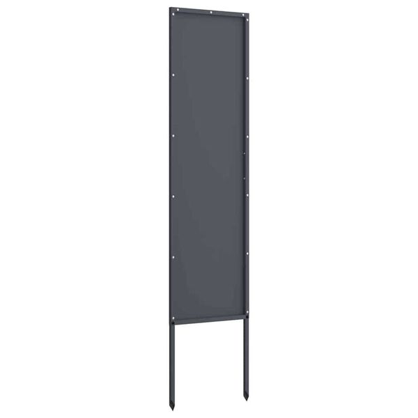 vidaXL Διακοσμητική Πλάκα Κήπου Άλλο Ανθρακί 32 x 140 εκ