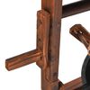 vidaXL Σιντριβάνι Ευχών με Αντλία 57x50x112 εκ. από Μασίφ Ξύλο Ελάτης