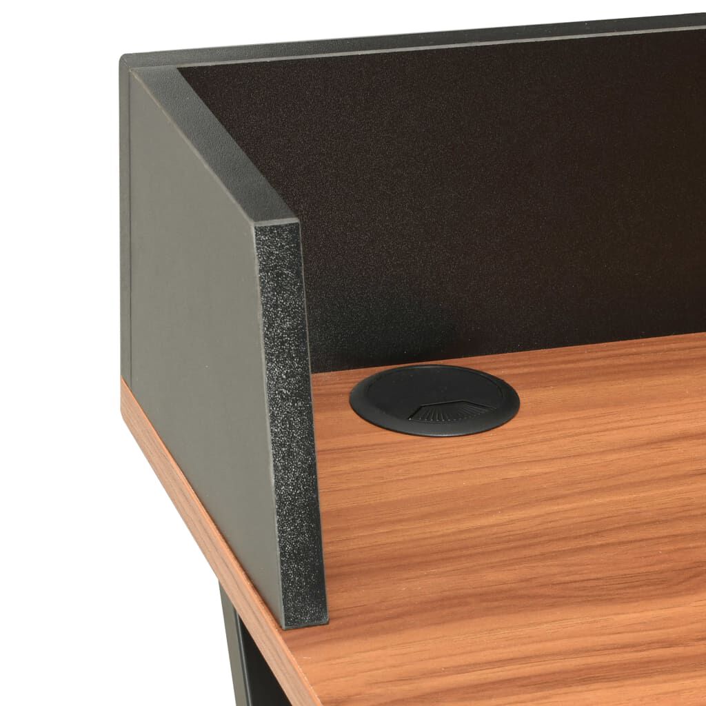 vidaXL Γραφείο Μαύρο / Καφέ 80 x 50 x 84 εκ.