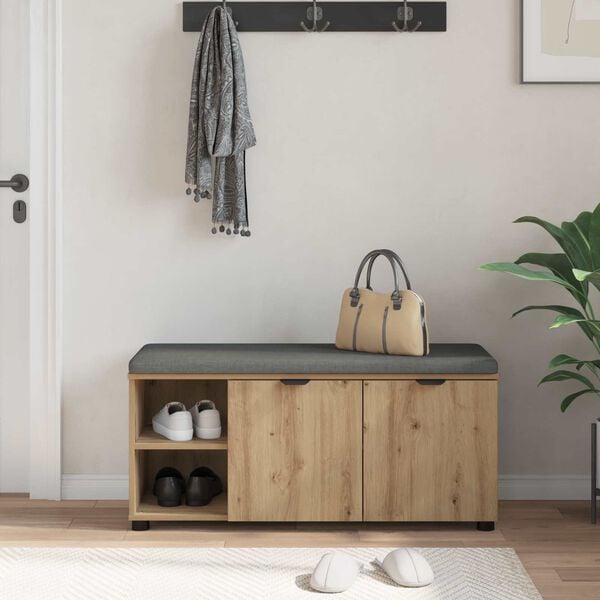 vidaXL &Pi;&alpha;&gamma;&kappa;ά&kappa;&iota; &Chi;&alpha;&lambda;&omega;&rho;ί&omicron;&upsilon; &mu;&epsilon; &mu;&alpha;&xi;&iota;&lambda;ά&rho;&iota; Artisan Oak 100 x 38 x 46 &epsilon;&kappa;