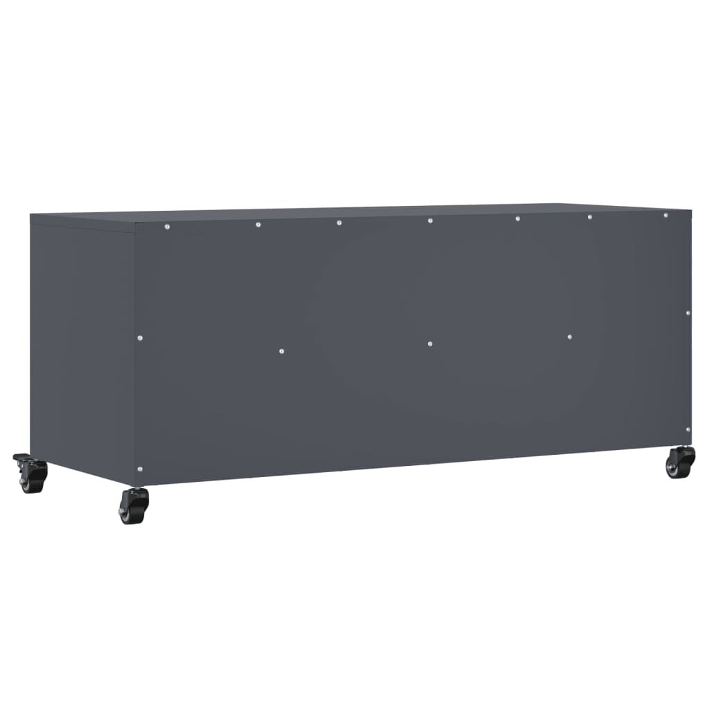 vidaXL Έπιπλο Τηλεόρασης Ανθρακί 100,5x39x43,5εκ. Ατσάλι