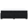 vidaXL Κρεβάτι Boxspring με Στρώμα Μαύρο 120 x 200 εκ. Βελούδινο