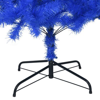 vidaXL Χριστουγεννιάτικο Δέντρο Τεχνητό Με Βάση Μπλε 180 εκ. PVC