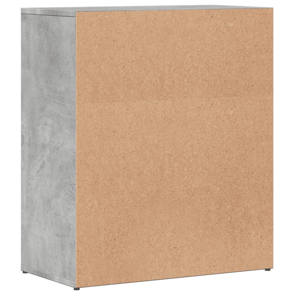 vidaXL Βοηθητικά Ντουλάπια 2 τεμ. Γκρι Σκυρ. 60x31x70εκ Επεξεργ. Ξύλο