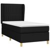 vidaXL &Kappa;&rho;&epsilon;&beta;ά&tau;&iota; Boxspring &mu;&epsilon; &Sigma;&tau;&rho;ώ&mu;&alpha; &Mu;&alpha;ύ&rho;&omicron; 80 x 200 &epsilon;&kappa;. &Upsilon;&phi;&alpha;&sigma;&mu;ά&tau;&iota;&nu;&omicron;