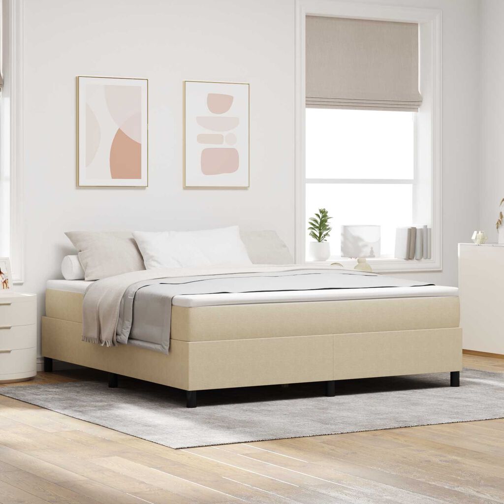 vidaXL Κρεβάτι με ελατήρια Γκρι Πράσινο 180 x 200 cm Βελούδο