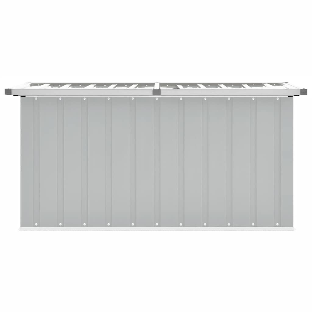 vidaXL Μπαούλο Αποθήκευσης Κήπου Γκρι 129 x 67 x 65 εκ.
