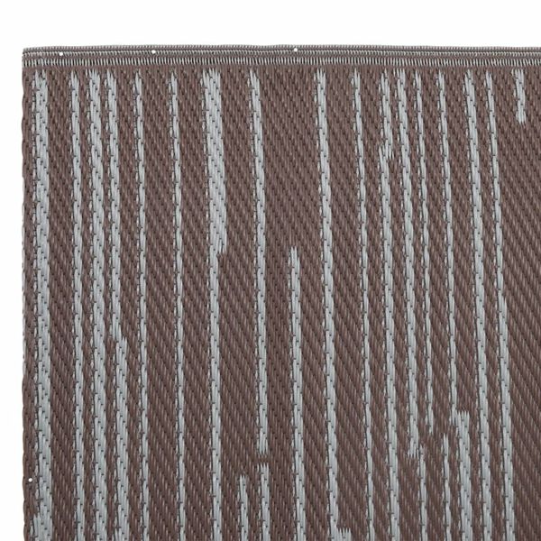 vidaXL Χαλί εξωτερικού χώρου ARAKIL Καφέ 80x250 cm PP