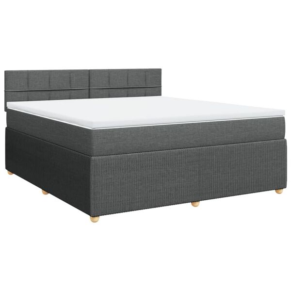 vidaXL &Kappa;&rho;&epsilon;&beta;ά&tau;&iota; Boxspring &mu;&epsilon; &Sigma;&tau;&rho;ώ&mu;&alpha; &Sigma;&kappa;&omicron;ύ&rho;&omicron; &Gamma;&kappa;&rho;&iota; 180x200 &epsilon;&kappa; &Upsilon;&phi;&alpha;&sigma;&mu;ά&tau;&iota;&nu;