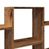 vidaXL Ράφι τοίχου Παλιό ξύλο 159x18x66 cm Κατασκευασμένο ξύλο