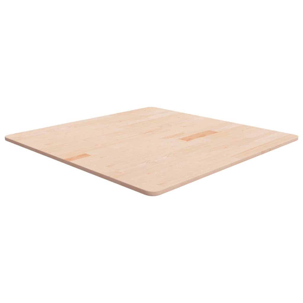 vidaXL Επιφάνεια Τραπεζιού Τετράγωνη 90x90x1,5 εκ. Μασίφ Ξύλο Δρυς
