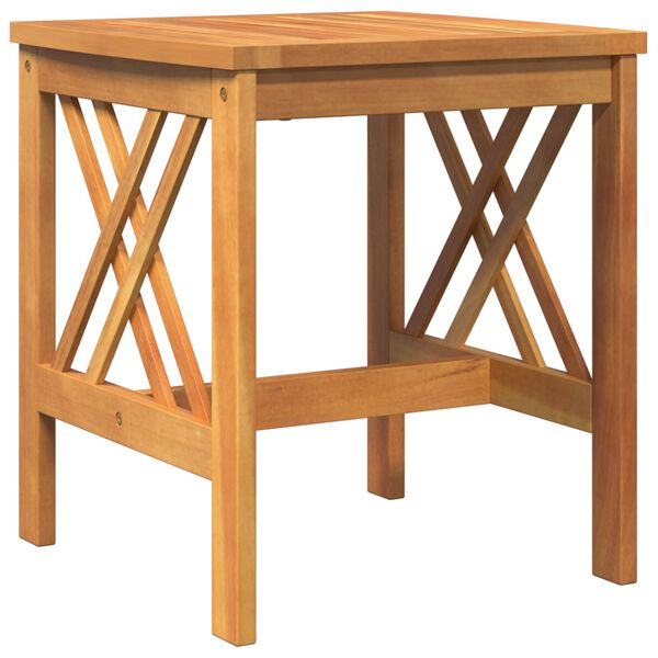 vidaXL Κηπουρική Πλευρικό Τραπέζι Καφέ 45x45x50 εκ Μασίφ Ξύλο Ακακίας