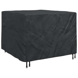 vidaXL &Kappa;ά&lambda;&upsilon;&mu;&mu;&alpha; &epsilon;&pi;ί&pi;&lambda;&omega;&nu; &Mu;&alpha;ύ&rho;&omicron; 125 x 125 x 74 cm &Upsilon;&phi;&alpha;&sigma;&mu;&alpha; Oxford 210D