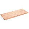 vidaXL Επιφ Τραπεζιού Αν Καφέ 120x50x(2-4)εκ. Επεξ. Μασίφ Ξύλο Δρυός