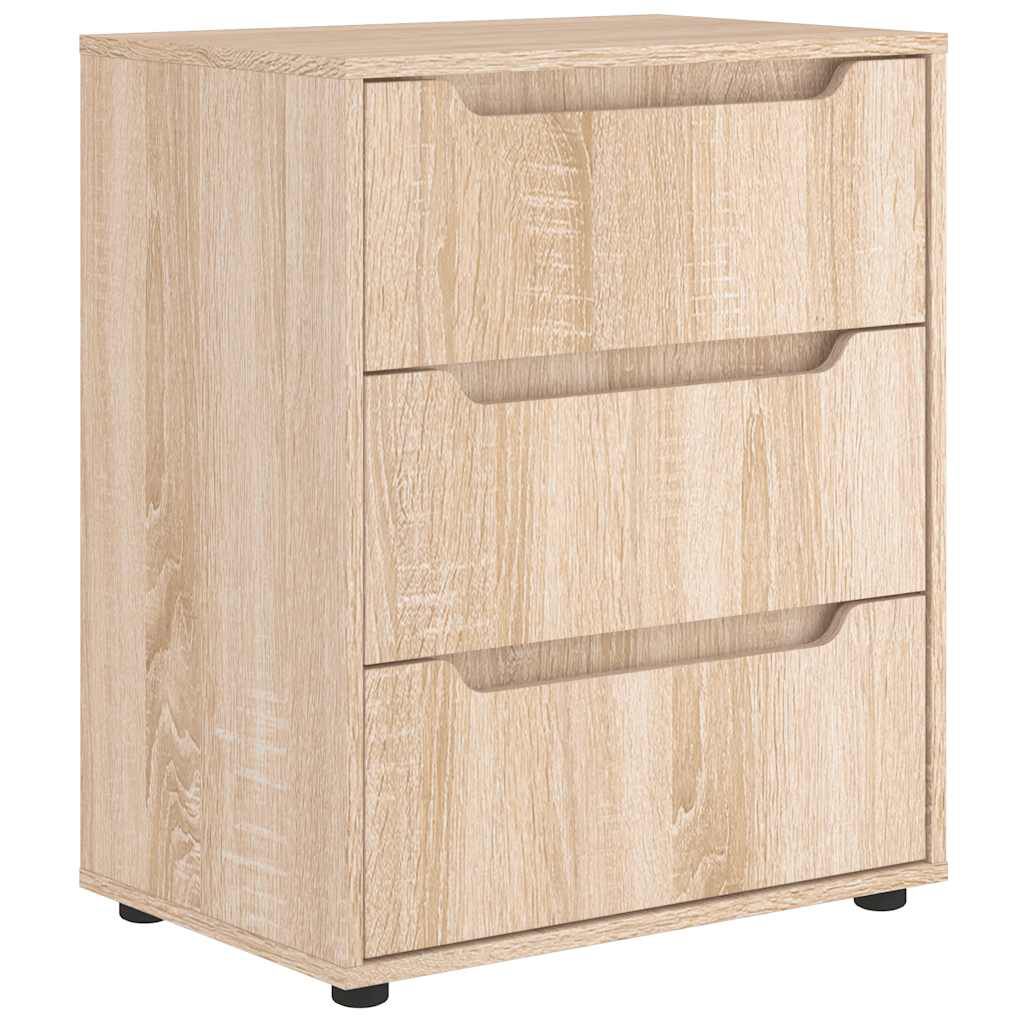 vidaXL Sideboard VISNES Δρυς Sonoma 60x40x73 cm Ξύλο μηχανής