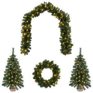 vidaXL &Sigma;&epsilon;&tau; &mu;ί&nu;&iota; &chi;&rho;&iota;&sigma;&tau;&omicron;&upsilon;&gamma;&epsilon;&nu;&nu;&iota;ά&tau;&iota;&kappa;&omicron; &delta;έ&nu;&tau;&rho;&omicron; 60 &epsilon;&kappa;. 125 LED &Theta;&epsilon;&rho;&mu;ό &lambda;&epsilon;&upsilon;&kappa;ό