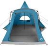 vidaXL Σκηνίτσα Teepee με στέγη με αποθήκευση Μπλε 545 x 450 x 295 εκ