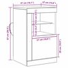 vidaXL Βοηθητικό ντουλάπι Παλαιό ξύλο 41 x 37 x 67 εκ