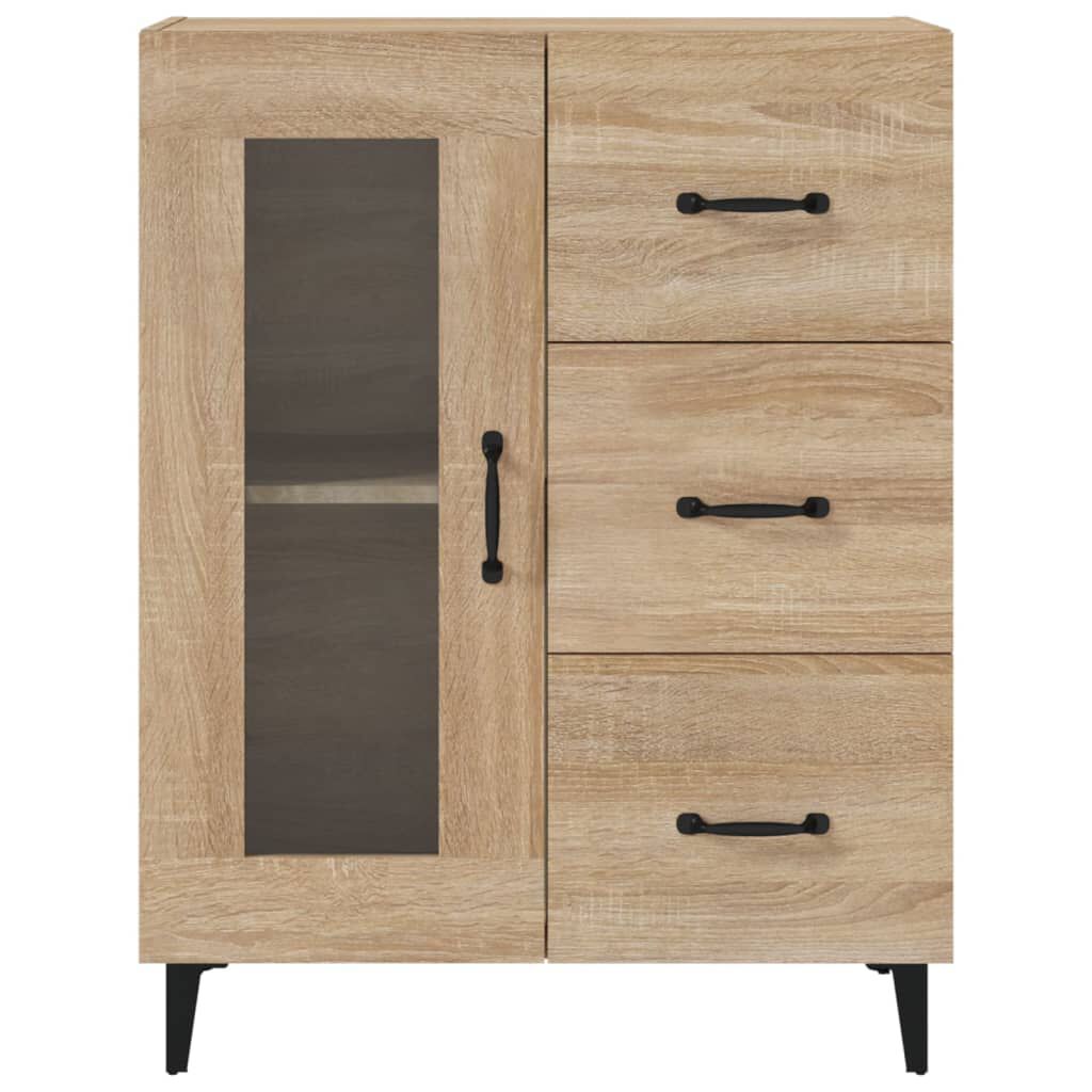 vidaXL Ντουλάπι Sonoma Δρυς 69,5 x 34 x 90 εκ. από Επεξεργασμένο Ξύλο