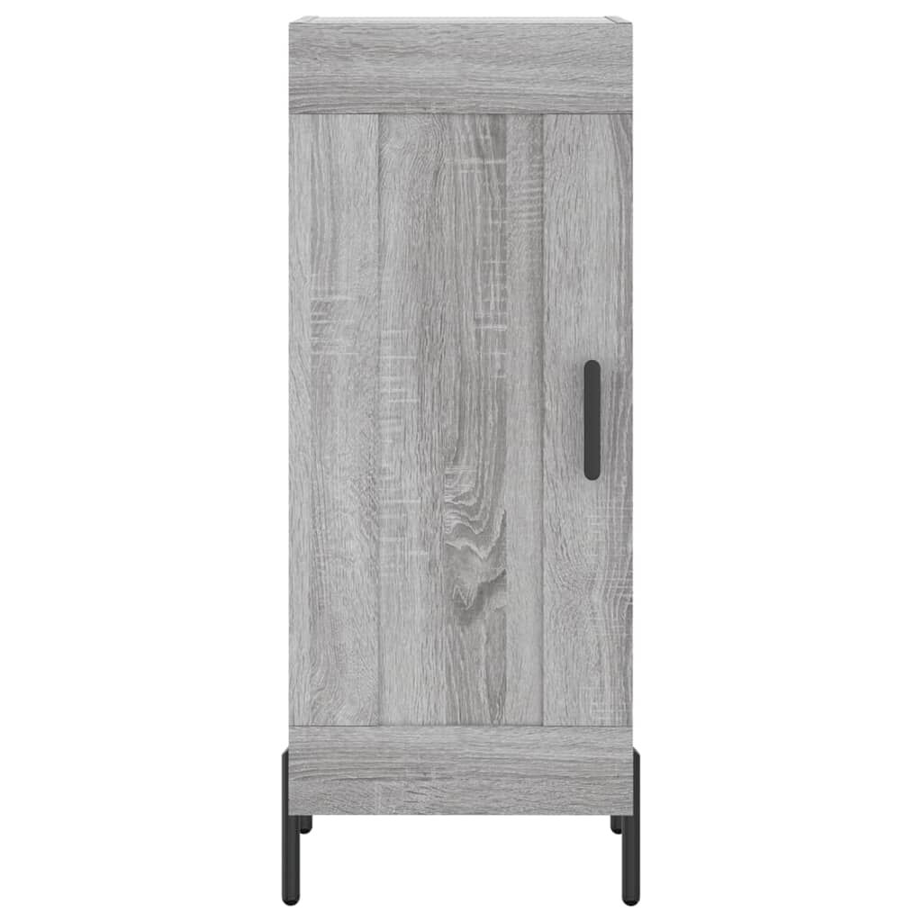 vidaXL Ντουλάπι Γκρι Sonoma 34,5x34x90 εκ. από Επεξεργασμένο Ξύλο