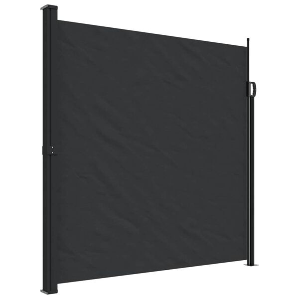 vidaXL Σκίαστρο Πλαϊνό Συρόμενο Μαύρο 200 x 300 εκ.