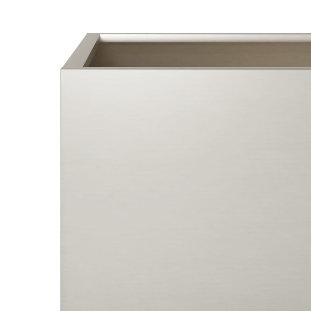 vidaXL Ζαρντινιέρα Κήπου 50x50x50 εκ Ατσάλι Σκληρυθέν στον Αέρα