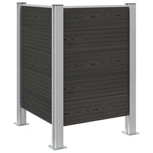 vidaXL &Phi;&rho;ά&chi;&tau;&eta;&sigmaf; &Sigma;&kappa;&omicron;&upsilon;&pi;&iota;&delta;&iota;ώ&nu; &Gamma;&kappa;&rho;&iota; 85 x 85 x 115 cm &Alpha;&lambda;&omicron;&upsilon;&mu;ί&nu;&iota;&omicron; &kappa;&alpha;&iota; WPC
