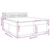 vidaXL Κρεβάτι Boxspring με Στρώμα Ροζ 200x200 εκ. Βελούδινο