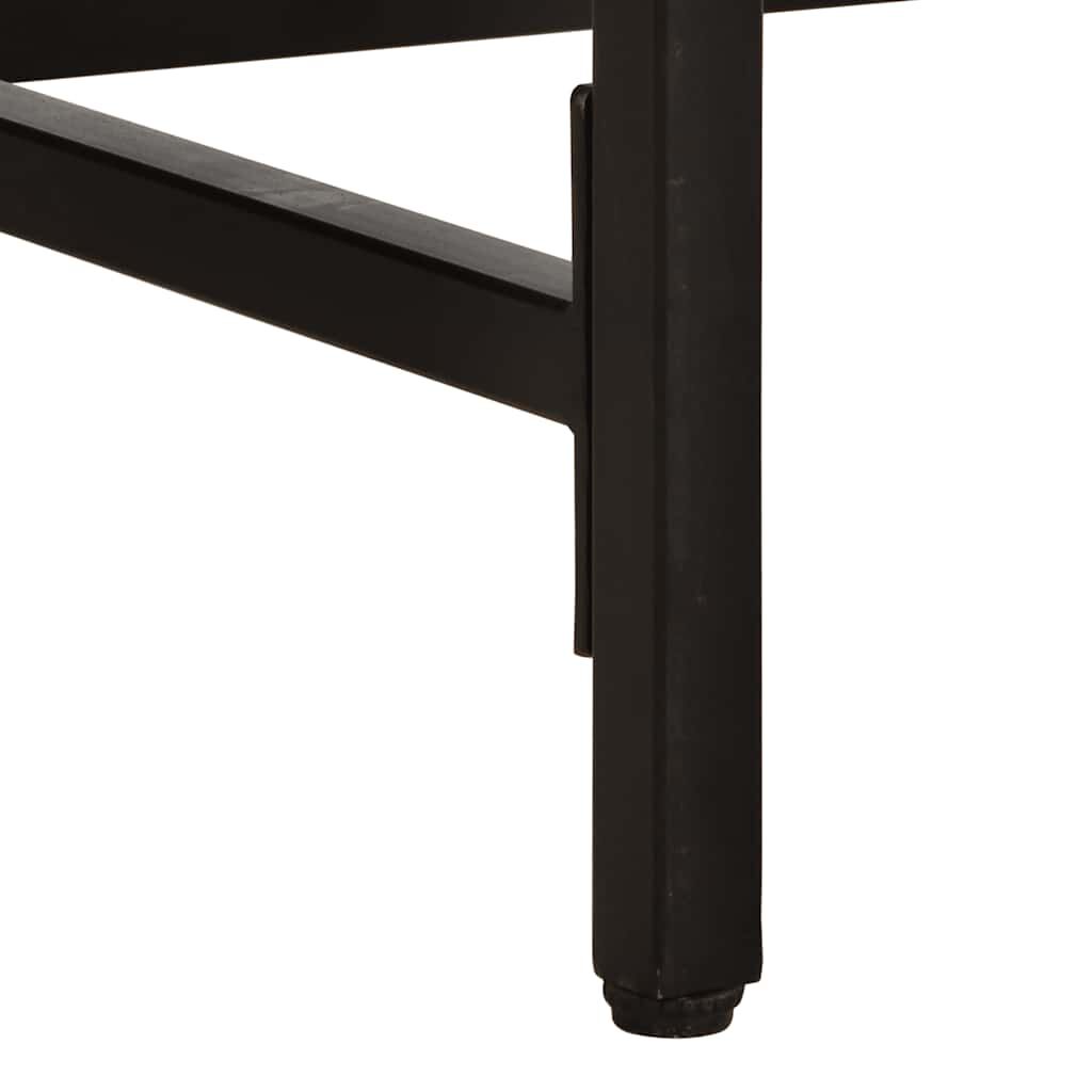 vidaXL Τραπεζαρία 180 x 90 x 75 εκ. από Μασίφ Ακατέργαστο Ξύλο Μάνγκο
