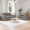 vidaXL &Kappa;&alpha;&nu;&alpha;&pi;έ&sigmaf; 120cm 2 pcs Taupe &Mu;έ&tau;&alpha;&lambda;&lambda;&omicron;