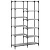 vidaXL Βιβλιοθήκη Γκρι Sonoma 100x32x170 εκ. Επεξεργ. Ξύλο / Σίδηρος