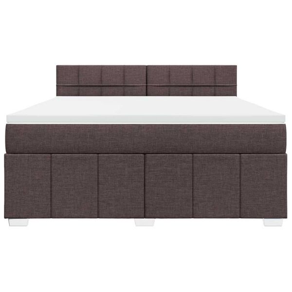 vidaXL &Kappa;&rho;&epsilon;&beta;ά&tau;&iota; Boxspring &mu;&epsilon; &Sigma;&tau;&rho;ώ&mu;&alpha; &Sigma;&kappa;&omicron;ύ&rho;&omicron; &Kappa;&alpha;&phi;έ 180x200 &epsilon;&kappa; &Upsilon;&phi;&alpha;&sigma;&mu;ά&tau;&iota;&nu;&omicron;
