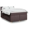 vidaXL &Kappa;&rho;&epsilon;&beta;ά&tau;&iota; Boxspring &mu;&epsilon; &Sigma;&tau;&rho;ώ&mu;&alpha; &Sigma;&kappa;&omicron;ύ&rho;&omicron; &Kappa;&alpha;&phi;έ 140x190 &epsilon;&kappa;. &Upsilon;&phi;&alpha;&sigma;&mu;ά&tau;&iota;&nu;&omicron;