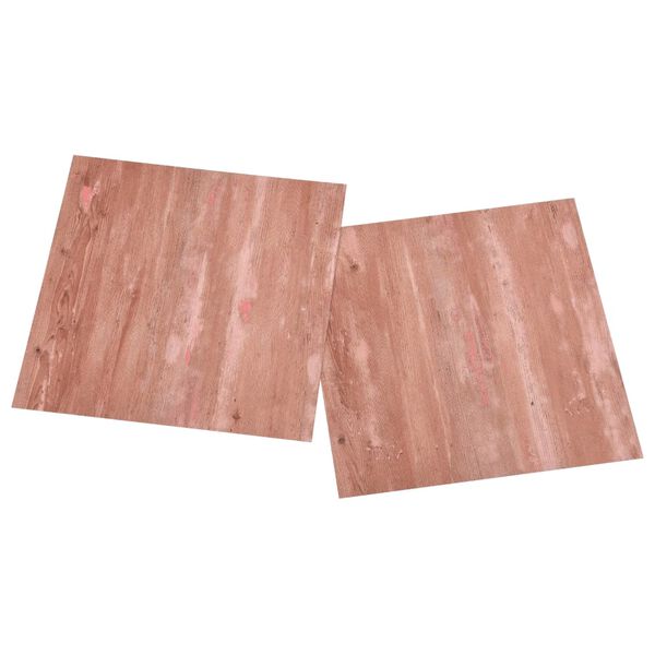 vidaXL Δάπεδο Αυτοκόλλητο Κόκκινο 55 τεμ. 5,11 μ² από PVC