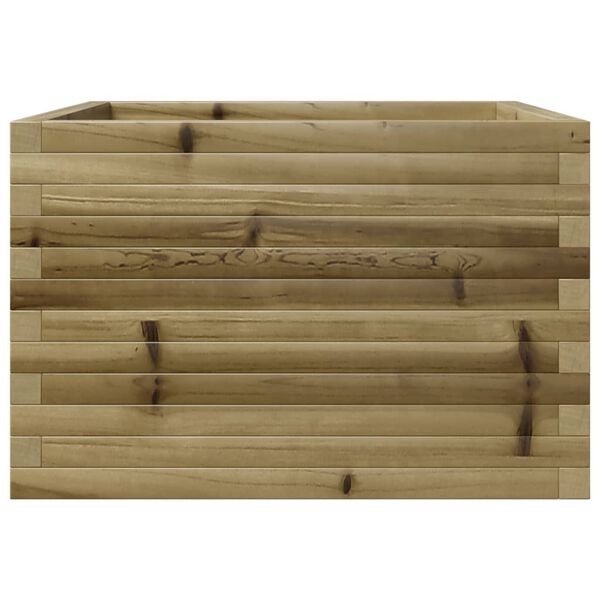 vidaXL Ζαρντινιέρα Κήπου 70x70x46 εκ. από Εμποτισμένο Ξύλο Πεύκου