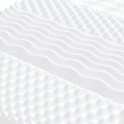 vidaXL Καναπές Κρεβάτι Συρόμενος Λευκός 90x200 εκ Συνθ. Δέρμα/Στρώματα