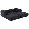 vidaXL Μαξιλάρι 2 pcs Ανθρακί 70 x 70 x 54 εκ Πολυεστέρας