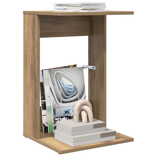 vidaXL &Tau;&rho;&alpha;&pi;&epsilon;&zeta;ά&kappa;&iota; &Pi;&lambda;&epsilon;&upsilon;&rho;ά&sigmaf; Artisan Oak 40 x 38 x 62,5 &epsilon;&kappa;