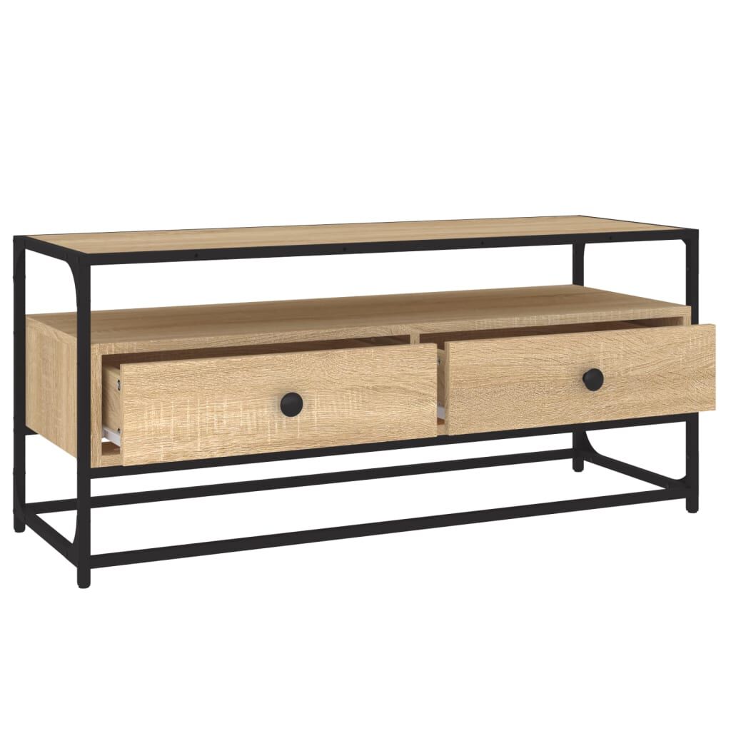 vidaXL Έπιπλο Τηλεόρασης Sonoma Δρυς 100x35x45 εκ. Επεξ. Ξύλο