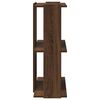 vidaXL Βιβλιοθήκη 3 Επιπέδων Καφέ Δρυς 60x30x80 εκ. Επεξεργ. Ξύλο