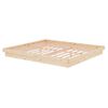 vidaXL Πλαίσιο Κρεβατιού 180 x 200 εκ. Μασίφ Ξύλο Super King Size